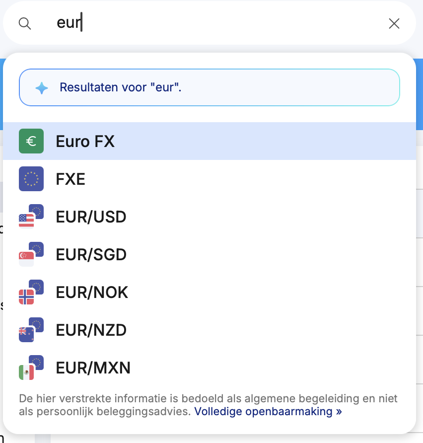 Ontdek de zoekfuncties van Plus500