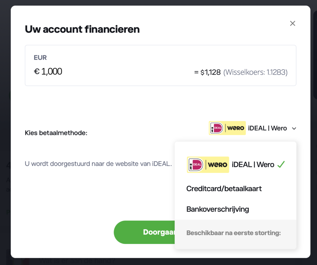 Stort eenvoudig geld op je eToro-account