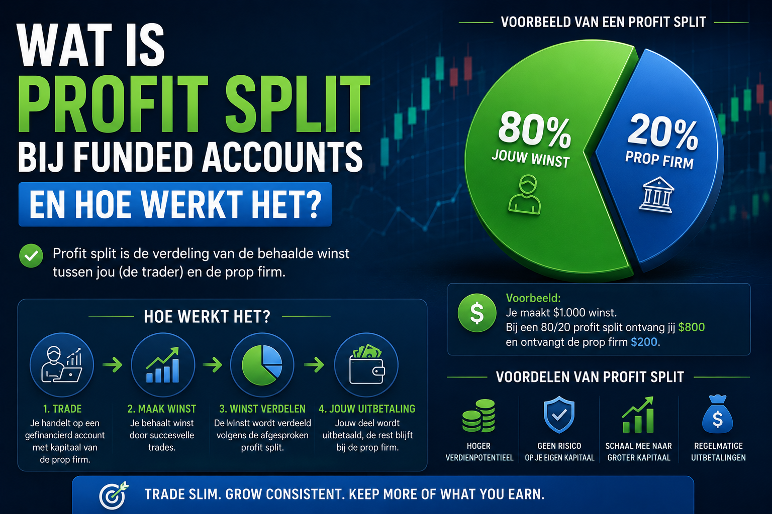 Wat is Profit Split bij funded accounts en hoe werkt het?